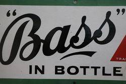 Bass Enamel Advertising Sign 