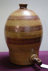 Bendigo Pottery Stoneware Demijohn With 8 pout 