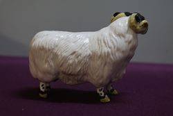 Beswick Black Face Ram No 3071 
