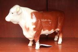 Beswick Earlier Version Hereford Bull Model 949 