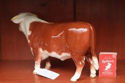 Beswick Earlier Version Hereford Bull Model 949 