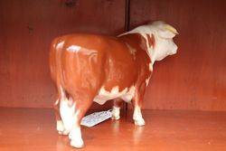 Beswick Earlier Version Hereford Bull Model 949 