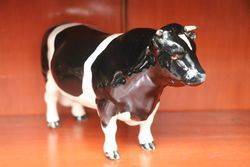Beswick Friesian Cattle Family BullCowCalf 