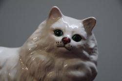 Beswick White Persian Cat Figure 