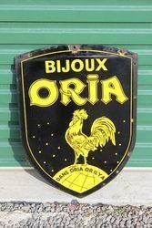 Bijoux Oria Double Sided Enamel Sign 