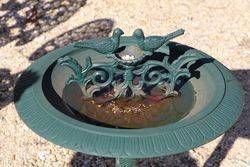 Bird Bath In Cast Iron