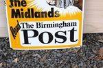 Birmingham Post Pictorial Enamel Sign