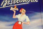 Bistronord Embossed Alby Pictorial Tin Sign 