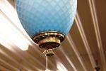 Blue Satin Glass Light C1890