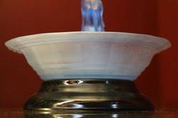 Blue art Deco Float Bowl C1930 