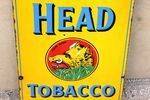 Boars Head Tobacco Enamel Sign