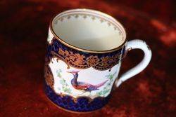 Booths Scale Blue Cup and Saucer C 1906 