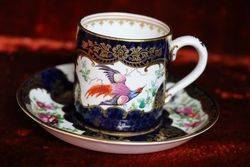 Booths Scale blue Cup and Saucer  C1900