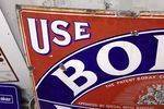 Borax Dry Soap Enamel Sign