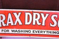 Borax Dry Soap For Washing Everything Tin Advertising Sign