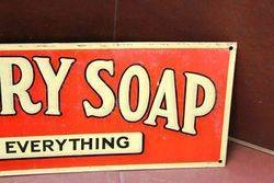 Borax Dry Soap For Washing Everything Tin Advertising Sign