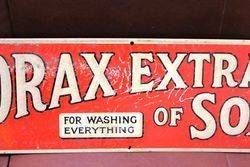 Borax Extract Of Soap For Washing Everything Tin Advertising Sign