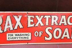 Borax Extract Of Soap For Washing Everything Tin Advertising Sign