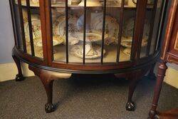 Bow Fronted Display Cabinet