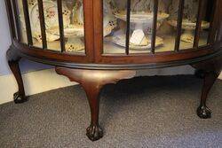 Bow Fronted Display Cabinet