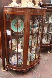 Bow Fronted Display Cabinet 