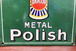 Brasso Metal Polish Enamel Sign 