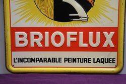 Brioline French Painting Tin Advertising Sign 