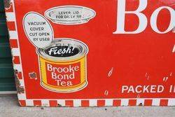Broke Bond Tea Enamel Advertising Sign 