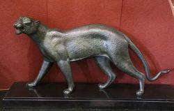 Bronze Big Cat   Unsigned  but from the Bugattiesque School C1920