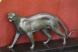 Bronze Big Cat   Unsigned  but from the Bugattiesque School C1920