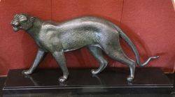 Bronze Big Cat   Unsigned  but from the Bugattiesque School C1920