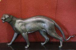 Bronze Big Cat   Unsigned  but from the Bugattiesque School C1920