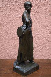 Bronze Gypsy By Delaplanche