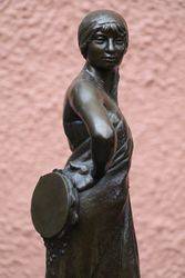 Bronze Gypsy By Delaplanche