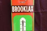 Brooklax Enamel Advertising Thermometer