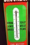 Brooklax Enamel Advertising Thermometer