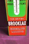 Brooklax Enamel Advertising Thermometer