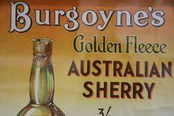 Burgoyneand39s Genuine Golden Fleece  Framed Advertising Poster 