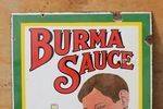 Burma Sauce Enamel Sign