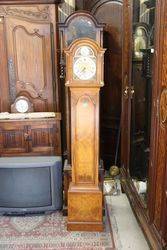 Burr Walnut Grandmother Clock