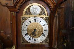 Burr Walnut Grandmother Clock