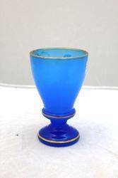 C190010 Blue Glass Goblet