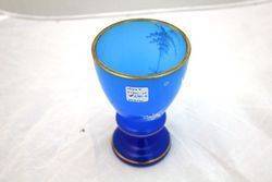 C190010 Blue Glass Goblet