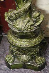 C19th Large Majolica Pedestal C1860  