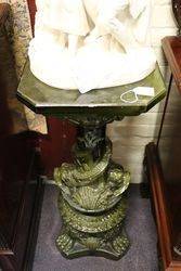 C19th Large Majolica Pedestal C1860  