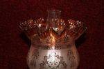 C19th Silver Plated Oil Lamp With Adjustable Column C1900