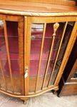 C20th Century Bowfront 2 Door Display Cabinet