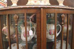 C20th Century Bowfront 2 Door Display Cabinet