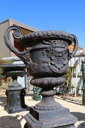 Capri Cast Iron Urn And Base 