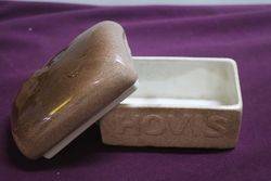 Carlton Ware Hovis Loaf Butter Dish 